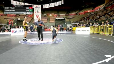 Cadet Boys Lower - 113 lbs Champ. Round 2 - Santos Tizoc, Silver Creek WC vs Adrian Carmona