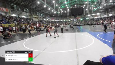 180 lbs Round Of 32 - Kayleb Arnold, Grizzly Bear vs Peyton Vanatta, Pagosa Springs Middle School