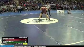 170 lbs Cons. Round 2 - Sadie Richmond, Minot vs Shaylee Knecht, Bismarck