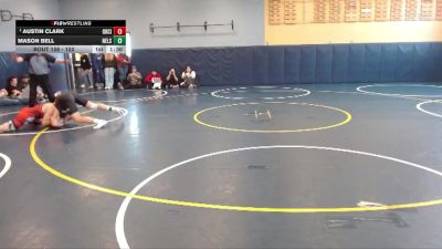150 lbs Champ. Round 2 - Austin Clark, Oregon City vs Mason Bell, Nelson