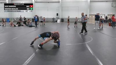 60 lbs Round 6 (8 Team) - Jack Sanders, Mat Assassins Black vs Weston Nicklos, Team Ohio