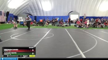 110 lbs Round 1 (10 Team) - Brenden Davies, Medina vs Kayson White, Bandits