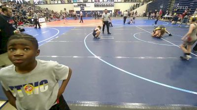 80 lbs Consi Of 8 #2 - Dillon Bailey, Arkansas Warthawgs vs Vann Bray, Rogers Iron Wrestling