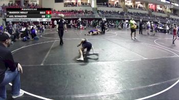 80 lbs Cons. Round 3 - Axl Schaefer, Double Dog Wrestling vs Maddox Neilly, Rocket Wrestling Club / RWC