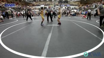 62 lbs Rr Rnd 1 - Laneigh Jo Cartwright, Midwest City Bombers Youth Wrestling Club vs Juliette Rosas 2, OKC Saints Wrestling