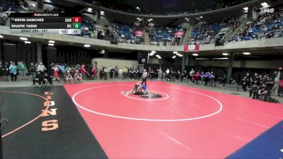 157 lbs Champ. Round 2 - Kevin Sanchez, Aurora (East) vs Shafik Yasin, Orland Park (Sandburg)