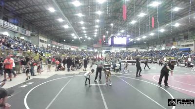 52 lbs Consi Of 8 #2 - Taylor Ortivez, Ranch Hand Wrestling vs Malachi Romero, Ridge WC