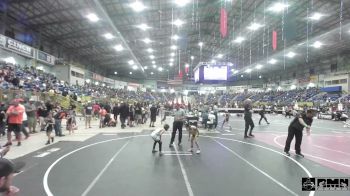 52 lbs Consi Of 8 #2 - Taylor Ortivez, Ranch Hand Wrestling vs Malachi Romero, Ridge WC
