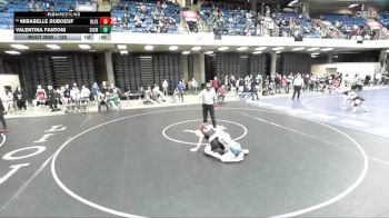 120 lbs Cons. Round 5 - Mirabelle Duboeuf, Unattached vs Valentina Fantoni, Glenbard West