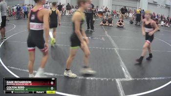90 lbs Round 6 (8 Team) - Colton Reed, Pedraza Wrestling vs Gage Richardson, Backyard Brawlers Red