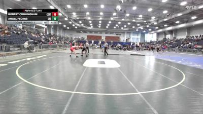 184 lbs Cons. Round 1 - Robert Cunningham, Cortland vs Angel Flores, Unattached