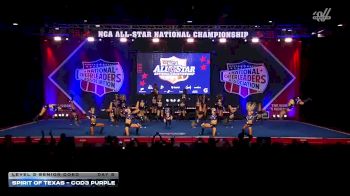 Spirit of Texas - Cod3 Purple [2026 L3 Senior Coed Day 2] 2026 NCA All-Star National Championship