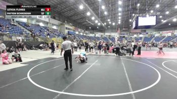 94 lbs Semifinal - Leticia Flores, Mile High WC vs Payton Schroeder, Top Notch