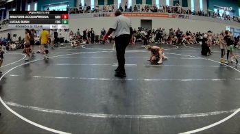 80 lbs Round 5 (6 Team) - Brayden Acquafredda, Team Barracuda vs Lucas Bush, BHWC | Florida Supreme YG