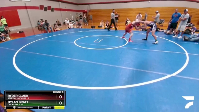 142 lbs Round 5 (6 Team) - Ryder Clark, Spartan Mat Club vs Dylan Bratt ...