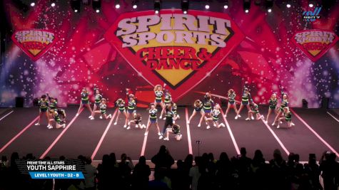 Prime Time All Stars - Youth Sapphire [2025 L1 Youth - D2 - B Day 1] 2025 Spirit Sports Myrtle Beach Nationals