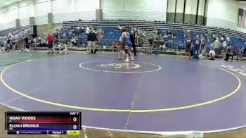 126 lbs Quarterfinal - Noah Woods, IL vs Elijah Brosius, PA