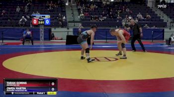 86 kg Semifinal - Taran Goring, Edmonton WC vs Owen Martin, Burnaby Mountain WC