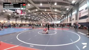 80 lbs 3rd Place Match - Hannah Diers, Dripping Springs Youth Sports vs Raleigh Raetz, Texas Elite Wrestling Club