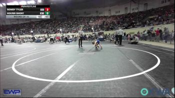 43 lbs Round Of 16 - Rowdy Tyler, Berryhill Wrestling Club vs Kolter Short, Newkirk Takedown Club