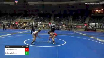 76 lbs Final - Jax Fuhrman, American Dream WC vs Beckett Campbell, Hudson WC