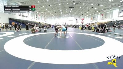 157 lbs Cons. Semi - Nathan Freebern, Club Not Listed vs Landon Shevlin, Quaker Wrestling Club