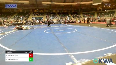 Semifinal - Sky Wildcat, Pawhuska Elks Takedown vs Hunter LeGrand, Berryhill Wrestling Club