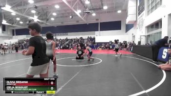 73 lbs Round 2 - Izelia Boggust, Yucaipa Thunder Wrestling Club vs Olivia Srisamai, Legacy WC