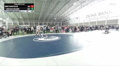 88 lbs Cons. Round 5 - Lincoln Holker, Westlake Wrestling Club vs Emir Sagitullin, Northside Wrestling Club