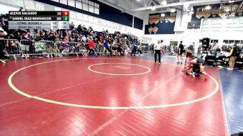 132 lbs Cons. Round 4 - Alexis Salgado, Santa Ana Valley vs Daniel Diaz-Bentancor, Santa Monica
