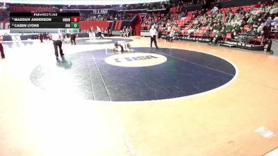 1A 190 lbs Champ. Round 1 - Maddux Anderson, Orion vs Casen Lyons, Springfield (Sacred Heart-Griffin)