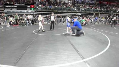 75 lbs Consi Of 16 #2 - Chase Collins, Hammonton vs Vincent Dugan, Pequannock