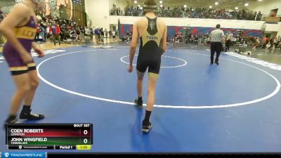 120 lbs Cons. Round 4 - John Wingfield, Timberlake vs Coen Roberts, Lewiston