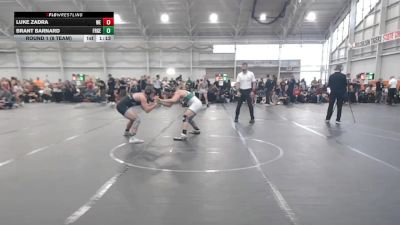 157 lbs Round 1 (8 Team) - Luke Zadra, Warner Elite vs Brant Barnard, FORGE