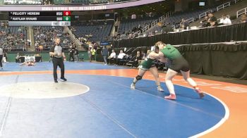 1-4A - 165 Semifinal - Felicity Hereim, West Stanly High School vs Kaylah Evans, Bandys High School