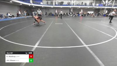 133 lbs Round Of 16 - Hudson Waldrop, Campbell vs Mason Gibson, Rutgers - UnAttached