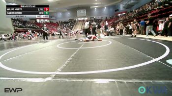 86-92 lbs Rr Rnd 3 - Willie Kurtz, SlyFox Wrestling Academy vs Kaden Crum, CircleS Training Center