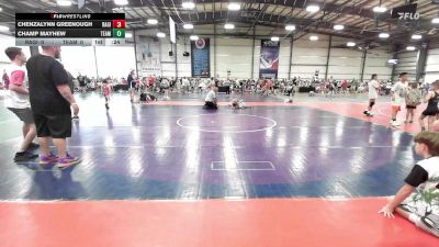 52 lbs Rr Rnd 3 - Chenzalynn Greenough, Ragin Raisins Concord ES vs Champ Mayhew, Team RJN