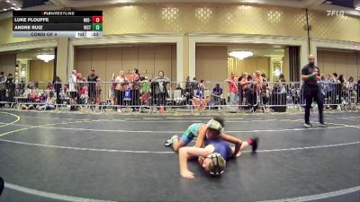 89 lbs Consi Of 4 - Luke Plouffe, Mid-Valley vs Andre Ruiz, Victory Wrestling-Central WA