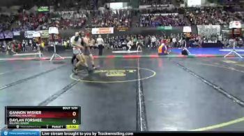 Cons. Round 3 - Daylan Forshee, Billings Senior vs Gannon Wisher, Flathead (Kalispell)