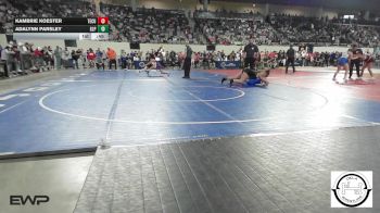 140 lbs Consi Of 4 - Kambrie Koester, Tecumseh vs Adalynn Parsley, Glenpool JH