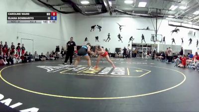 207 lbs Round 2 (16 Team) - Eliana Bommarito, King University vs Caroline Ward, North Central College