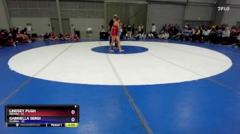 135 lbs 4th Wrestleback (16 Team) - Lindsey Pugh, Indiana vs Gabriella Sergi, Florida