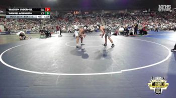 B5A-175 lbs 1st Place Match - Maddux Underhill, Carl Albert vs Samuel Arrington, Altus