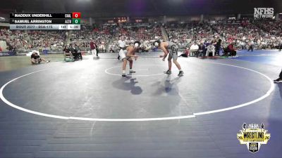 B5A-175 lbs 1st Place Match - Maddux Underhill, Carl Albert vs Samuel Arrington, Altus