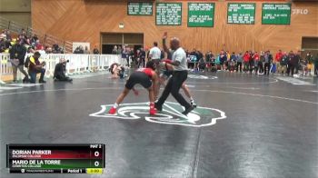 149 lbs Quarterfinal - Mario De La Torre, Cerritos College vs Dorian Parker, Palomar College
