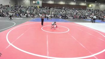 54 lbs Round Of 16 - Connor Houck, Oroville Rattlers vs Damian Campos, Spring Hills WC