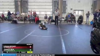 48 lbs Round 4 (8 Team) - Logan Ritchey, All American vs Chance Beal, PA Alliance White