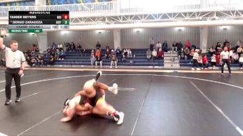 184 lbs Champ. Round 1 - Tanner Meyers, Northern State vs Sergio Zaragoza, Adams State