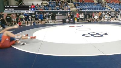 190 lbs Cons. Rd Of 32 - Rock Shurette, Tennessee vs Max Birth, Maryland